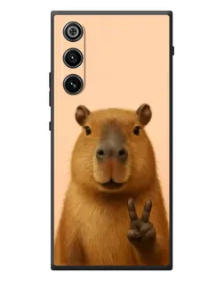 Чехол для ZTE Nubia RedMagic 10 Air с картинкой «Капибара виктория»