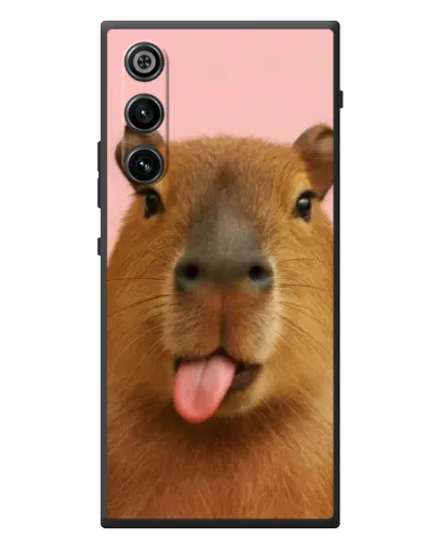 Чехол для ZTE Nubia RedMagic 10 Air с картинкой «Капибара с языком»