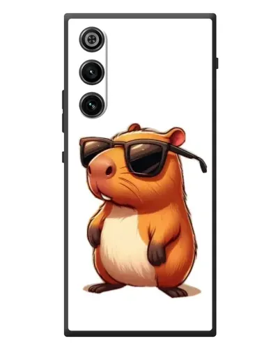 Чехол для ZTE Nubia RedMagic 10 Air с картинкой «Капибара в очках»