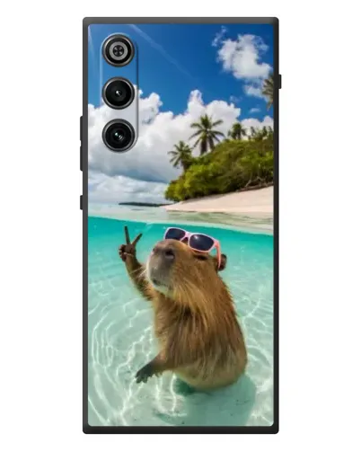 Чехол для ZTE Nubia RedMagic 10 Air с картинкой «Капибара на море»