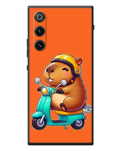 Чехол для ZTE Nubia RedMagic 10 Air с картинкой «Капибара на скутере»