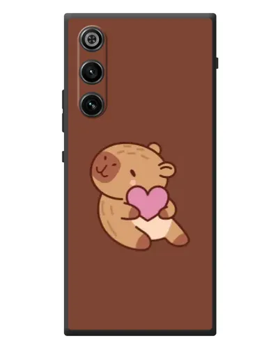 Чехол для ZTE Nubia RedMagic 10 Air с картинкой «Капибара с сердцем»