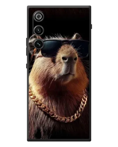 Чехол для ZTE Nubia RedMagic 10 Air с картинкой «Капибара золотая цепь»