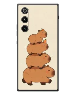 Чехол для ZTE Nubia RedMagic 10 Air с картинкой «Башня из капибар»