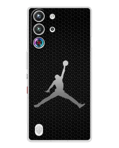 Чехол для ZTE Nubia RedMagic 10 Pro с картинкой «Jordan Dark Carbon»