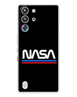 Чехол для ZTE Nubia RedMagic 10 Pro с картинкой «NASA — классика Red Blue»