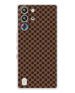 Чохол для ZTE Nubia RedMagic 10 Pro з картинкою «Gucci — шоколадна сітка»