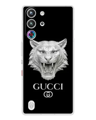 Чохол для ZTE Nubia RedMagic 10 Pro з картинкою «Gucci — срібний лев» Чохол для ZTE Nubia RedMagic 10 Pro з картинкою «Gucci — срібний лев»