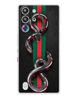 Чохол для ZTE Nubia RedMagic 10 Pro з картинкою «Gucci — змія на смузі»