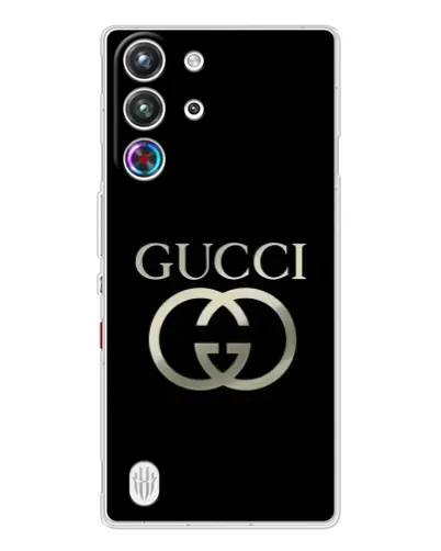 Чохол для ZTE Nubia RedMagic 10 Pro з картинкою «Gucci — золото на чорному» Чохол для ZTE Nubia RedMagic 10 Pro з картинкою «Gucci — золото на чорному»