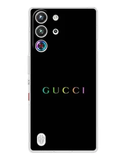 Чохол для ZTE Nubia RedMagic 10 Pro з картинкою «Gucci — неоновий мінімалізм»