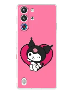 Чехол для ZTE Nubia RedMagic 10 Pro с картинкой «Kuromi — любовь в сердце»