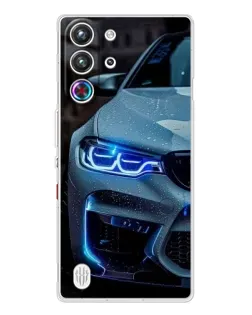 Чохол для ZTE Nubia RedMagic 10 Pro з картинкою «Погляд BMW з синіми фарами» Чохол для ZTE Nubia RedMagic 10 Pro з картинкою «Погляд BMW з синіми фарами»