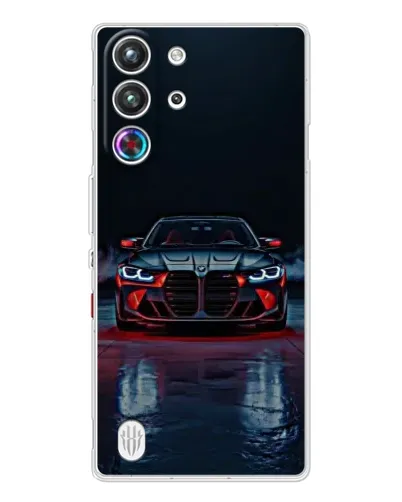 Чехол для ZTE Nubia RedMagic 10 Pro с картинкой «BMW на мокрой дороге»
