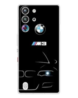 Чехол для ZTE Nubia RedMagic 10 Pro с картинкой «Минималистичный принт BMW M3» Чехол для ZTE Nubia RedMagic 10 Pro с картинкой «Минималистичный принт BMW M3»