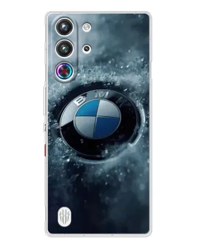 Чехол для ZTE Nubia RedMagic 10 Pro с картинкой «Логотип BMW — лед» Чехол для ZTE Nubia RedMagic 10 Pro с картинкой «Логотип BMW — лед»