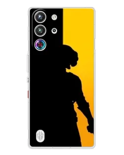 Чехол для ZTE Nubia RedMagic 10 Pro с картинкой «Тень воина PUBG»