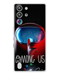 Чохол для ZTE Nubia RedMagic 10 Pro з картинкою «Червоний імпостер — макро»