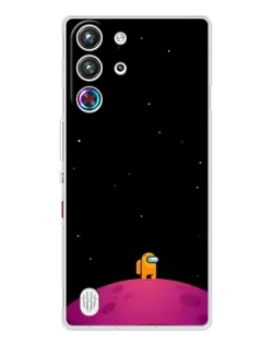 Чохол для ZTE Nubia RedMagic 10 Pro з картинкою «Самотній герой на планеті»