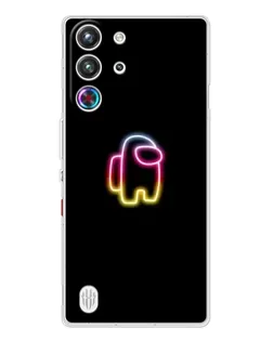 Чехол для ZTE Nubia RedMagic 10 Pro с картинкой «Among Us градиент»
