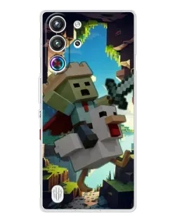 Чохол для ZTE Nubia RedMagic 10 Pro з картинкою «Стів та гусь»