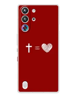 Чехол для ZTE Nubia RedMagic 10 Pro с картинкой «Уравнение любви»