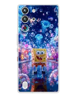 Чехол для ZTE Nubia RedMagic 10 Pro с картинкой «Неоновый океан»