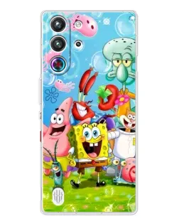 Чехол для ZTE Nubia RedMagic 10 Pro с картинкой «Губка Боб и друзья» Чехол для ZTE Nubia RedMagic 10 Pro с картинкой «Губка Боб и друзья»