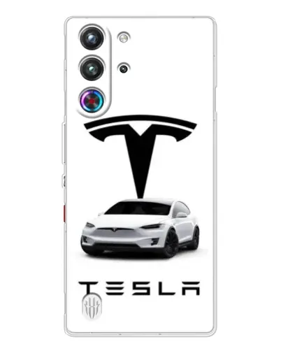 Чехол для ZTE Nubia RedMagic 10 Pro с картинкой «Tesla White Style» Чехол для ZTE Nubia RedMagic 10 Pro с картинкой «Tesla White Style»