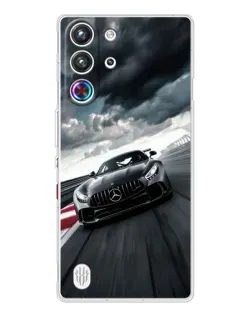 Чехол для ZTE Nubia RedMagic 10 Pro с картинкой «Гоночный Mercedes AMG»