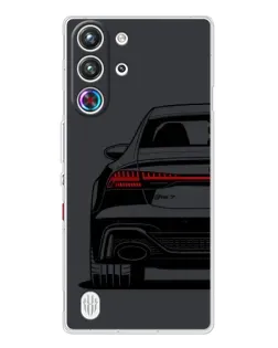 Чехол для ZTE Nubia RedMagic 10 Pro с картинкой «Задняя часть Audi — арт»