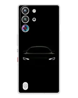 Чехол для ZTE Nubia RedMagic 10 Pro с картинкой «Взгляд Audi в темноте»