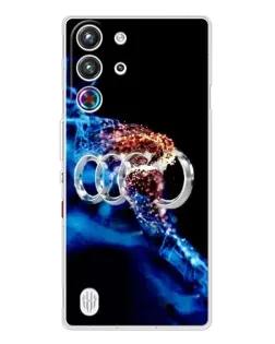 Чехол для ZTE Nubia RedMagic 10 Pro с картинкой «Энергия лого Audi»