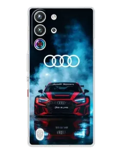 Чехол для ZTE Nubia RedMagic 10 Pro с картинкой «Audi Sport — неон»