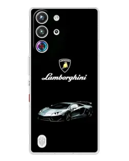 Чехол для ZTE Nubia RedMagic 10 Pro с картинкой «Логотип Lamborghini классика»