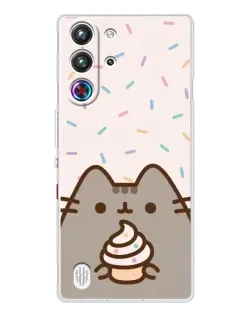 Чехол для ZTE Nubia RedMagic 10 Pro с картинкой «Пушин с кексом» Чехол для ZTE Nubia RedMagic 10 Pro с картинкой «Пушин с кексом»