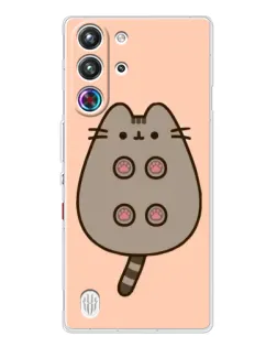 Чехол для ZTE Nubia RedMagic 10 Pro с картинкой «Пушин пузиком кверху» Чехол для ZTE Nubia RedMagic 10 Pro с картинкой «Пушин пузиком кверху»