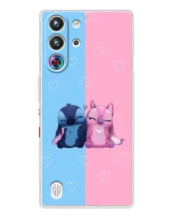 Чохол для ZTE Nubia RedMagic 10 Pro з картинкою «Stitch та Angel Love»