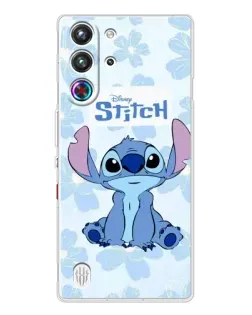 Чохол для ZTE Nubia RedMagic 10 Pro з картинкою «Stitch серед квітів»