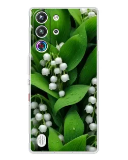 Чехол для ZTE Nubia RedMagic 10 Pro с картинкой «Ландыши в зелени»
