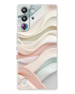 Чехол для ZTE Nubia RedMagic 10 Pro с картинкой «Пастельные нежные волны»
