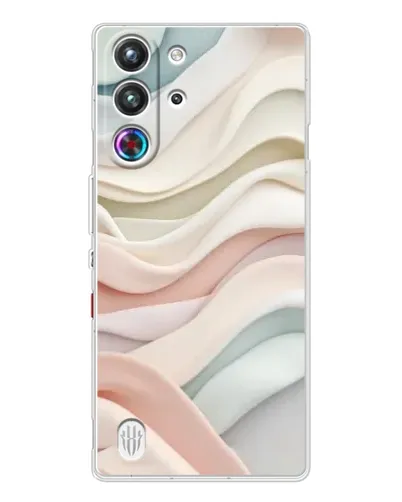 Чехол для ZTE Nubia RedMagic 10 Pro с картинкой «Пастельные нежные волны» Чехол для ZTE Nubia RedMagic 10 Pro с картинкой «Пастельные нежные волны»