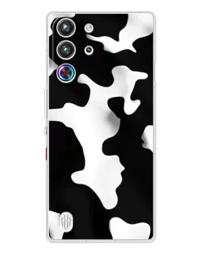 Чехол для ZTE Nubia RedMagic 10 Pro с картинкой «Черно-белое пятно» Чехол для ZTE Nubia RedMagic 10 Pro с картинкой «Черно-белое пятно»