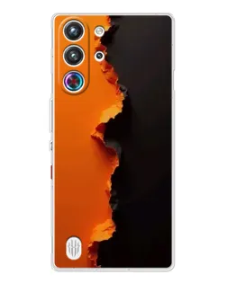 Чехол для ZTE Nubia RedMagic 10 Pro с картинкой «Оранжевый разлом»