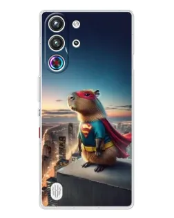 Чехол для ZTE Nubia RedMagic 10 Pro с картинкой «Капи-мен супергерой» Чехол для ZTE Nubia RedMagic 10 Pro с картинкой «Капи-мен супергерой»