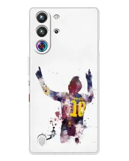Чохол для ZTE Nubia RedMagic 10 Pro з картинкою «Акварельний Мессі Барселона»