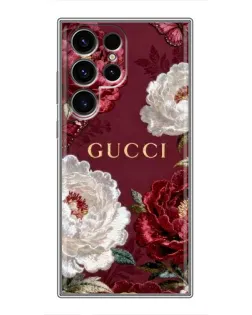 Чехол для ZTE nubia RedMagic 11 Pro с картинкой «Gucci — бордовые розы»