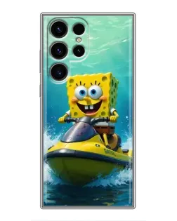 Чохол для ZTE nubia RedMagic 11S Pro+ з картинкою «Спанч Боб на гідроциклі»