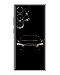 Чехол для ZTE nubia RedMagic 11S Pro+ с картинкой «Audi — ночной контур»