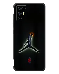 Чехол для ZTE Nubia RedMagic 6R с картинкой «Jordan Gradient Logo» Чехол для ZTE Nubia RedMagic 6R с картинкой «Jordan Gradient Logo»